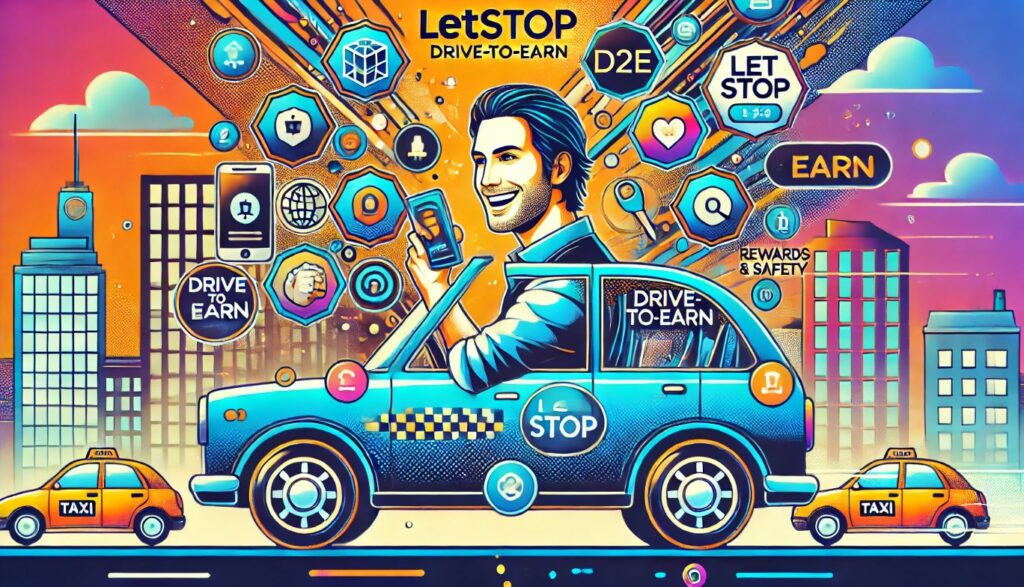 Letstop タクシー運転手断然有利。LETSTOPとは?安全運転で暗号資産を稼ぐD2E | サトファンブログ
